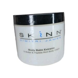 SKINN By Dimitri James Body Balm Extreme 12 Butter & Peptide Body Creme 4oz NEW